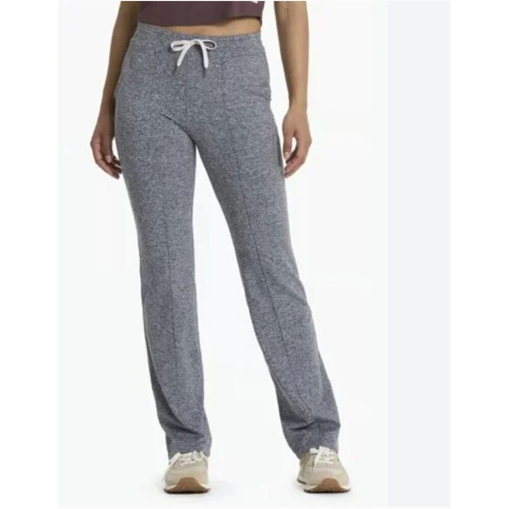 Vuori Halo Wideleg Flare DreamKnit Pants Heather Grey Gray Size Small